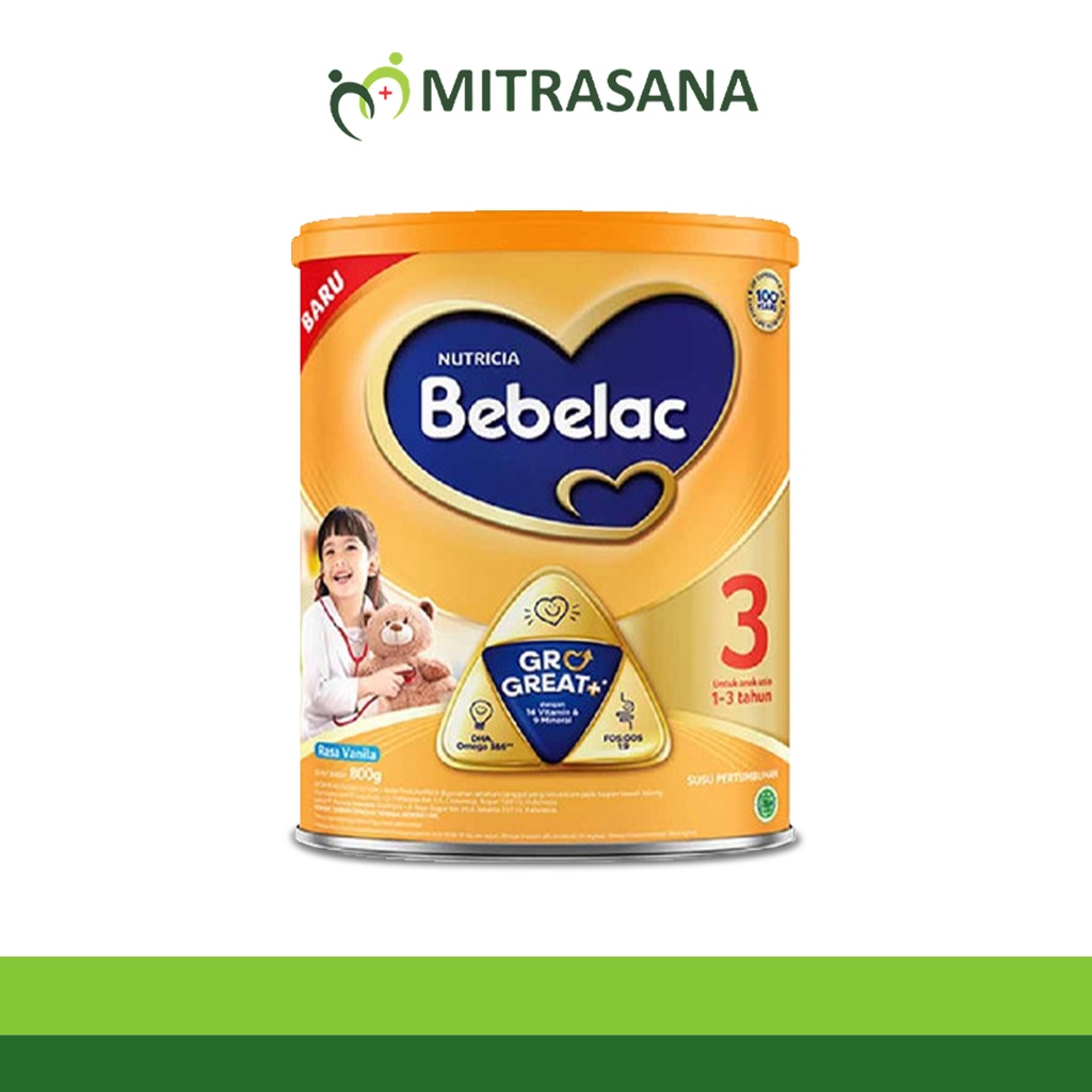 Bebelac 3 Vanilla 800 Gr - Susu Pertumbuhan