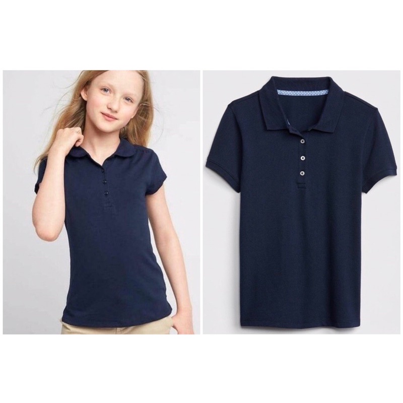 Kaos Polo Baju Kerah Anak Remaja Perempuan GAP