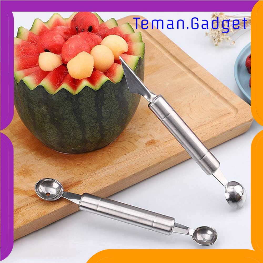 TG - DPR Walfos Sendok Pengupas Buah Salad Double-headed Fruit Spoon - WYV737