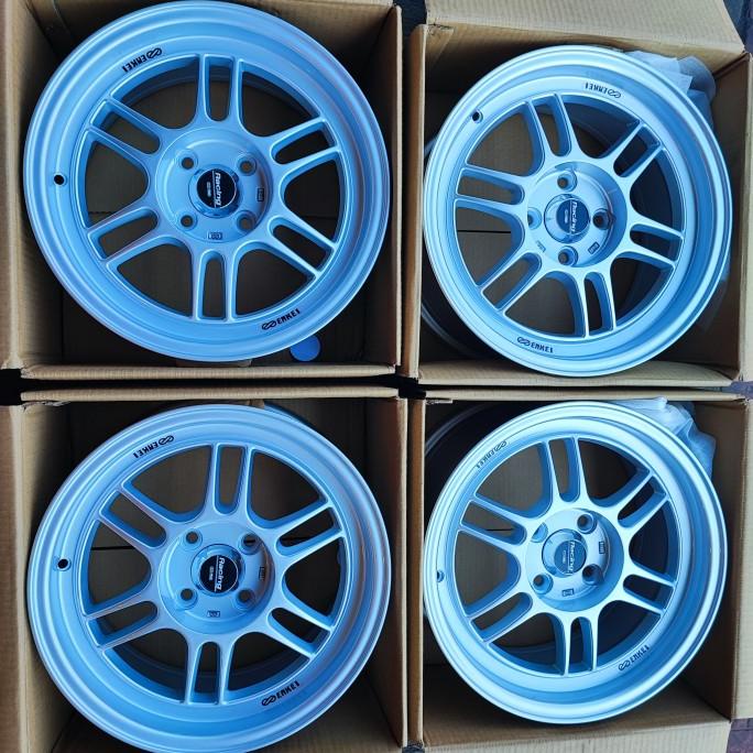 VELG JF LUXURY RPF1 SILVER RING 15 PCD 4X100 ET38 LEBAR 7