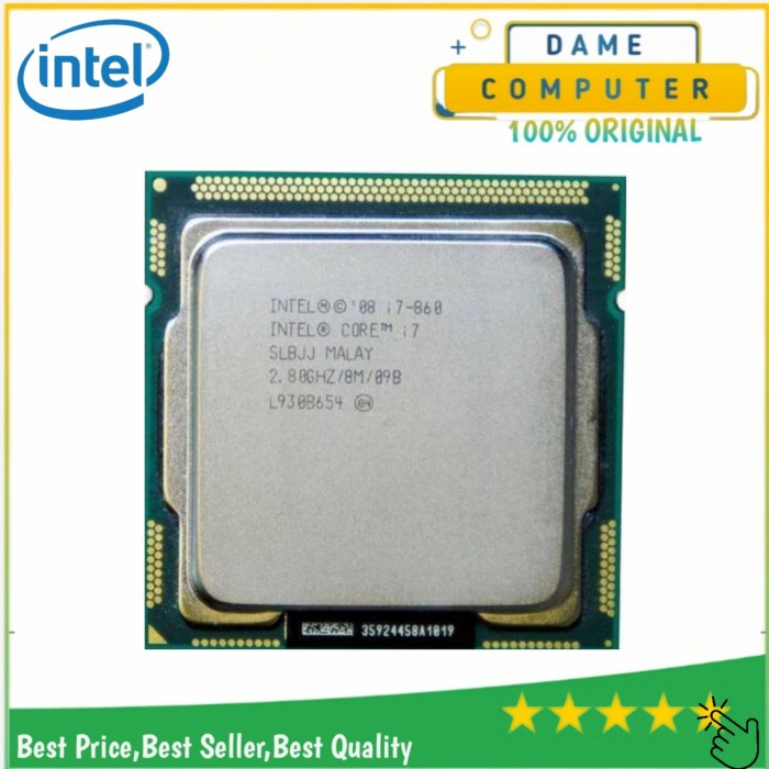 Processor Processor Intel Core I7 860 Socket 1156