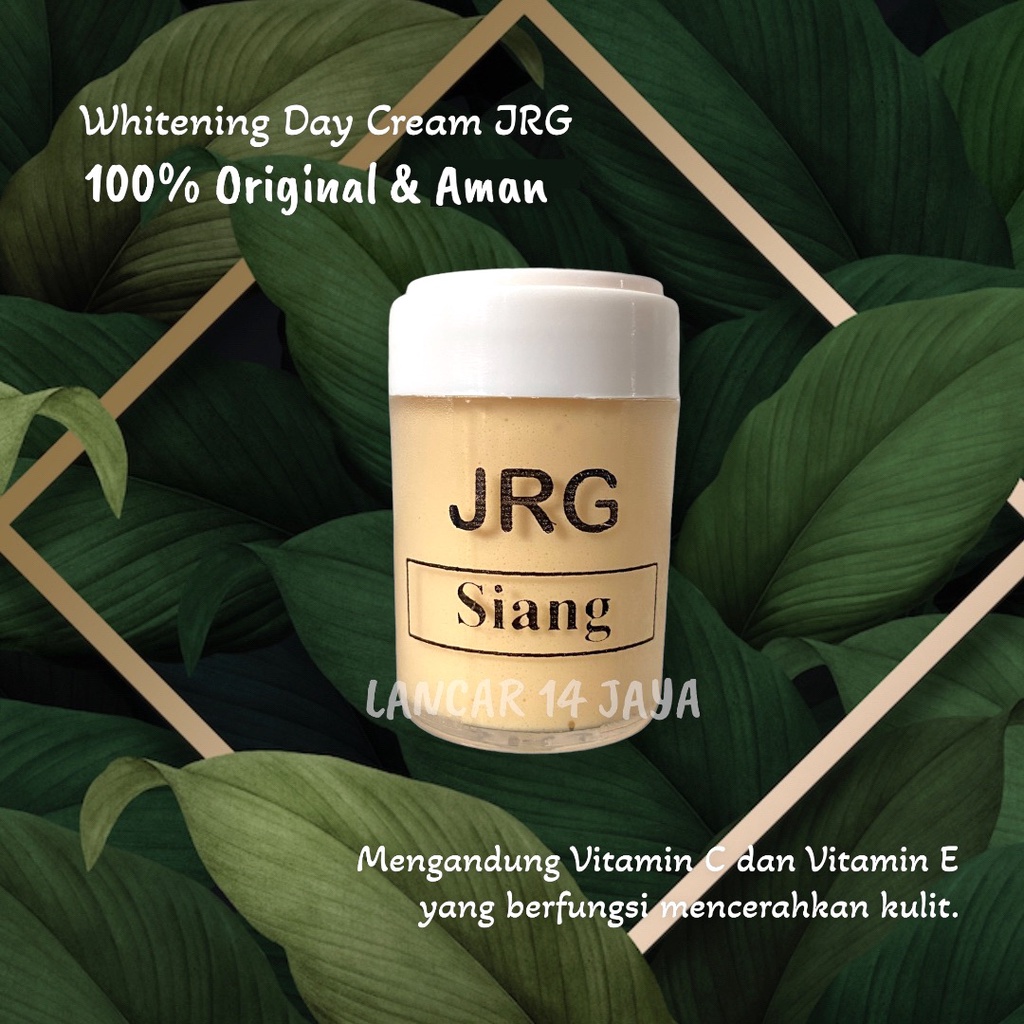 PAKET CREAM JRG SIANG DAN MALAM DAN TONER WHITENING L14J