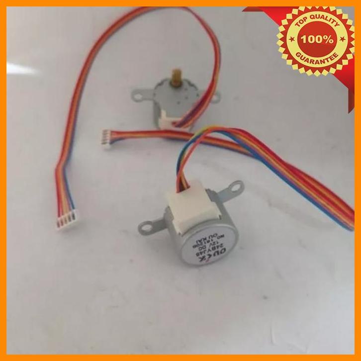 (TEK) motor swing ac lg 24byj48 12 volt kuping panjang soket kecil 11 14mm