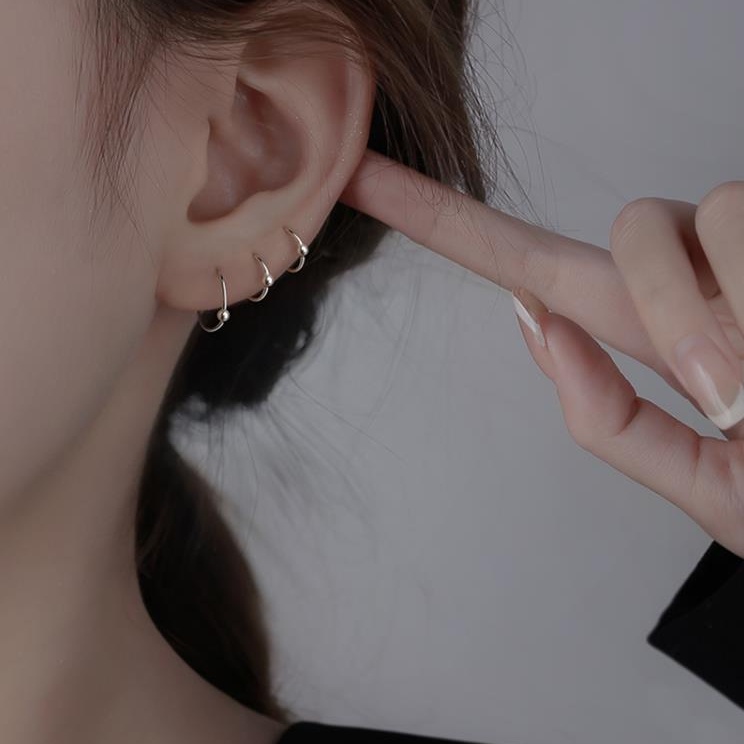 Anting Baja Titanium Korea Selatan Anting Tulang Telinga Baru Anting Aksesoris Hadiah