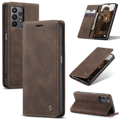 Samsung Galaxy A23 Flip Case Dompet Kulit Magnetik Mewah Slot kartu Berdiri