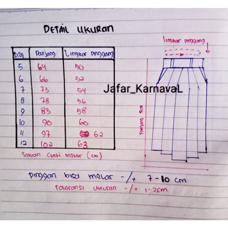 SERAGAM SEKOLAH ROK PANJANG HITAM SD ,SMP, SMA REMPEL LIPIT TURUN PINGGANG ROK SEKOLAH MEXI SERAGAM SEKOLAH