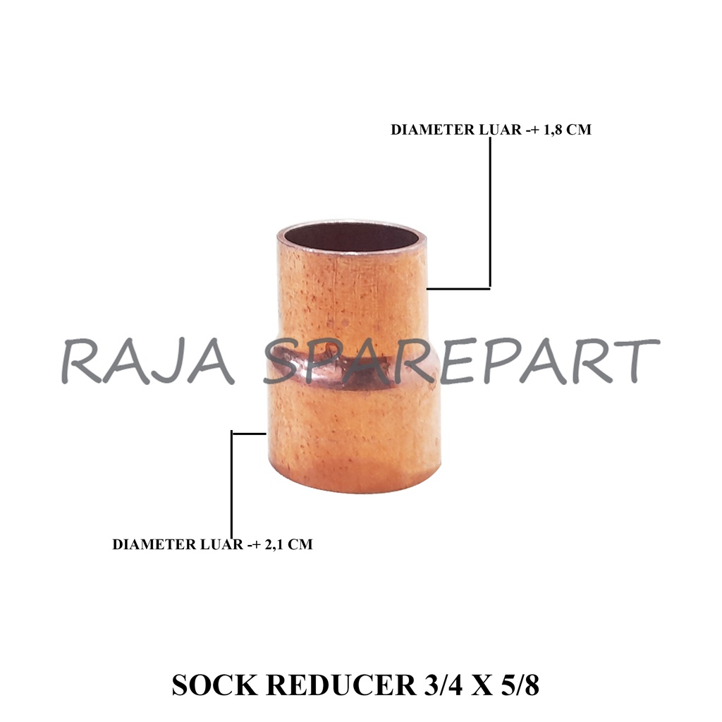 SOCK/REDUCE/REDUCER/SOCK REDUCER 3/4 X 5/8