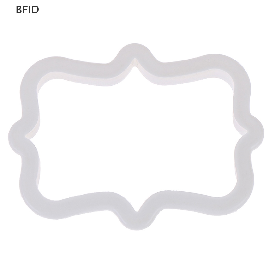 [BFID] 4pcs vintage plaque frame cookie cutter set Pemotong Biskuit Plastik Alat Kue [ID]