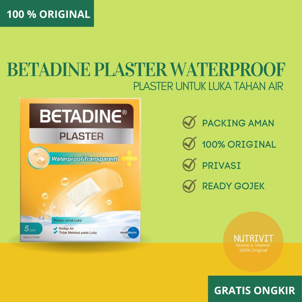 BETADINE PLASTER WATERPROOF TAHAN AIR