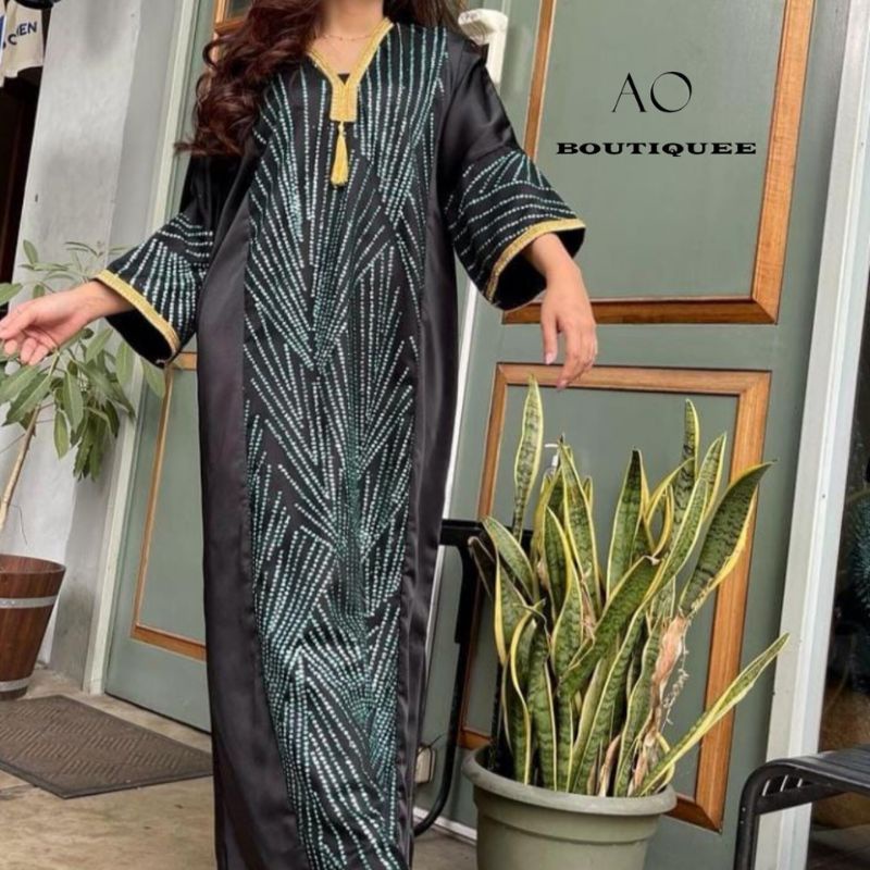 AO BOUTIQUEE- KAFTAN HALUBI DUBAI /kaftam dubai/kaftan import/kaftan premium/kaftan lebaran