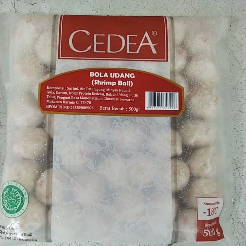

Cedea Shrimp ball 500gr / bola udang