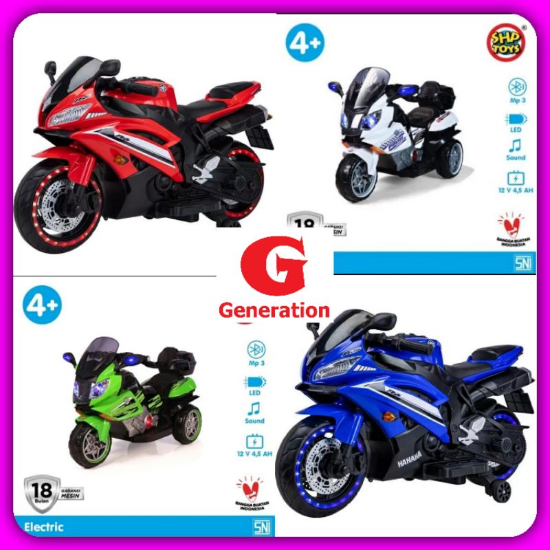 Mainan Motor Aki Balap Mainan Motor Motoran anak