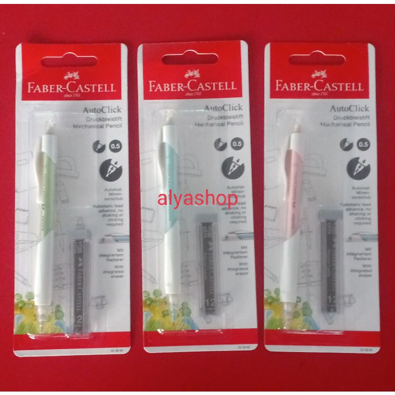 

Faber-Castell Mechanical Pencil 0,5mm Free Refill