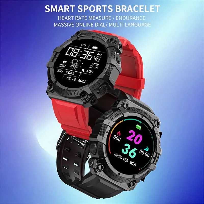 BS-New SKMEI Smartwatch Sport Fitness Tracker Heart Rate - FD68S HPTB -1580 rate