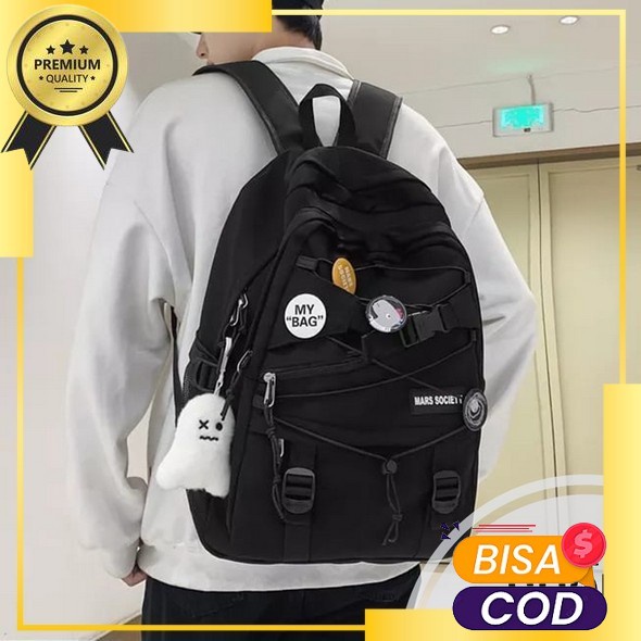 Tas Ransel Pria Distro Keren Anti Air Tas Sekolah Sma Pria Tas Ransel Kerja Pria Dewasa Tas Pria Sek