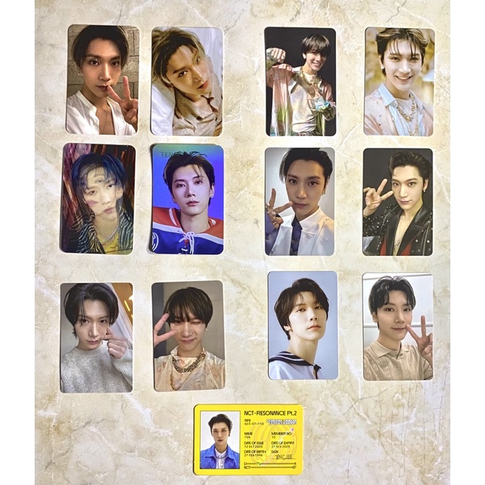 Ten nct wayv photocard