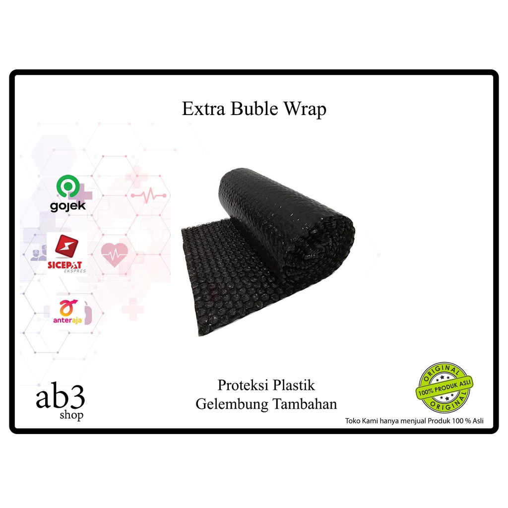 

EXTRA BULBE WRAP / BUBLE TAMBAHAN UNTUK PACKING / PELINDUNG EXTRA AMAN