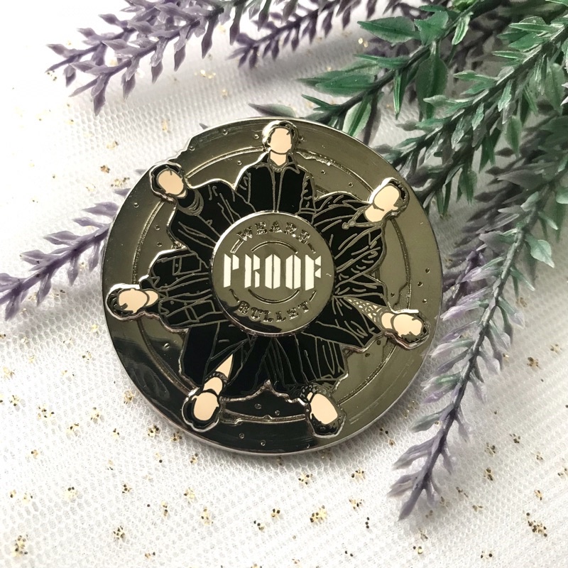 BTS PROOF Spinning Enamel Pin