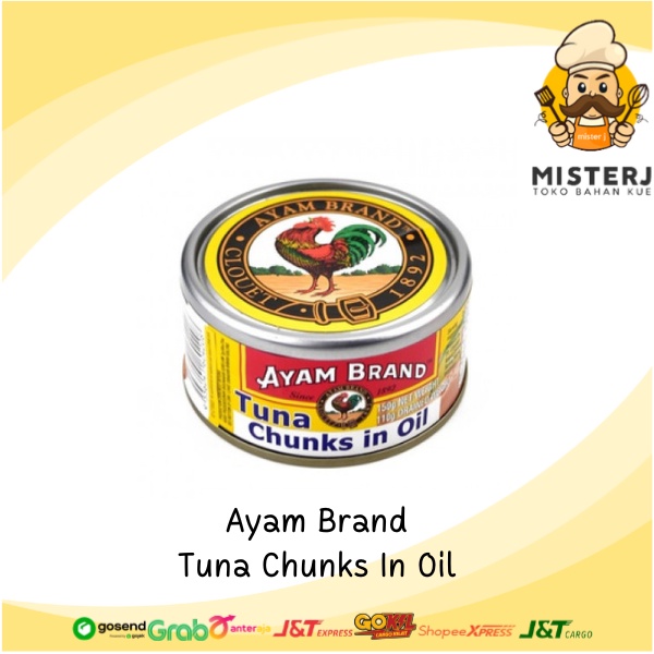 

Ayam Brand Tuna Chunks In Oil | 150 Gram | Chunks Dalam Minyak