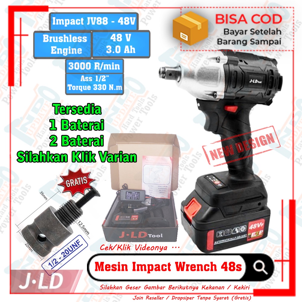 Jual Mesin Pembuka Baut Mur Mobil Motor Adaptor Chuck Adapter Mesin S V Inpek Impact Wrench