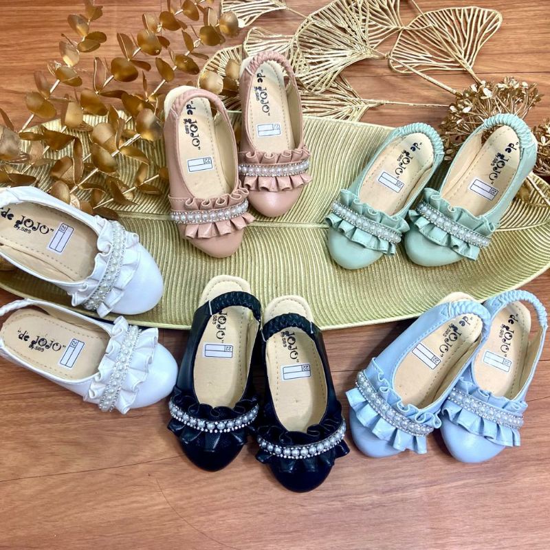 Sandal/Sepatu anak perempuan/Bustong Rempel Mutiara