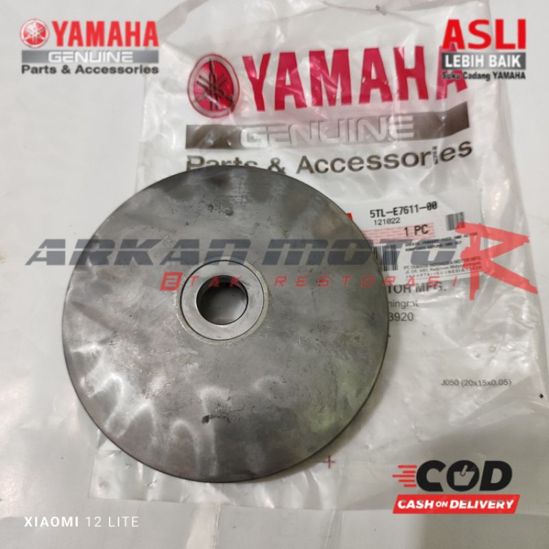 PULLY DEPAN KIPAS DAN RUMAH ROLLER MIO SPORTY SMILE SOUL FINO NOUVO ORIGINAL YAMAHA