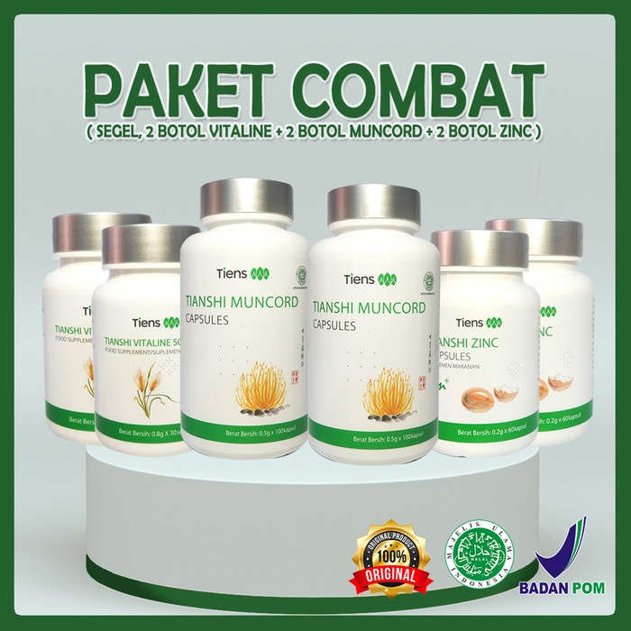Paket Tienshi Muncord Bombardir Halal Berbpom Original Bersegel Asli