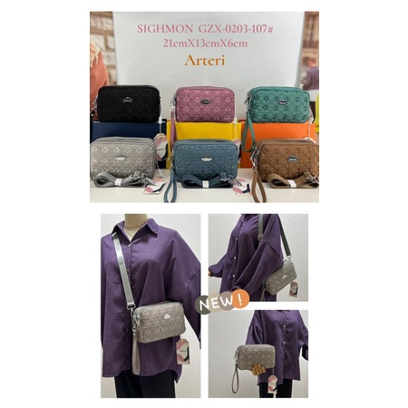 Tas Slempang&Dompet Sighmon GZX-0203-107#