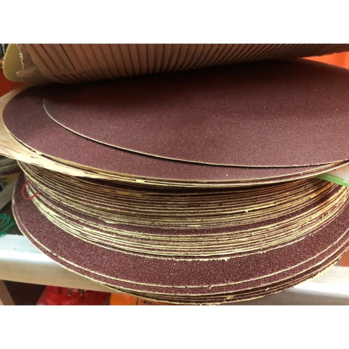 Amplas Amplas Bulat Stickit 17" Grit 80 Epoxy Sikat Poles Lantai