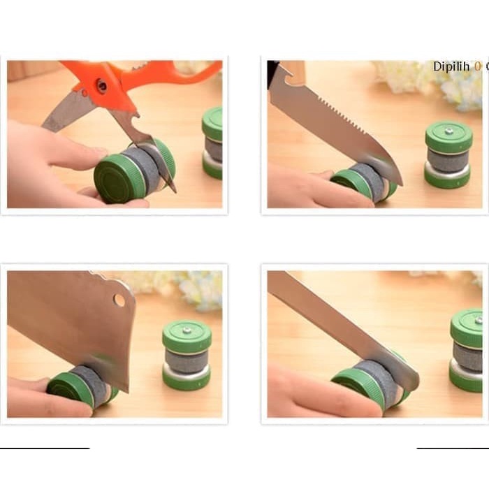 Alat Pengasah Pisau Gunting Dapur Model Putar / Pengasah Pisau