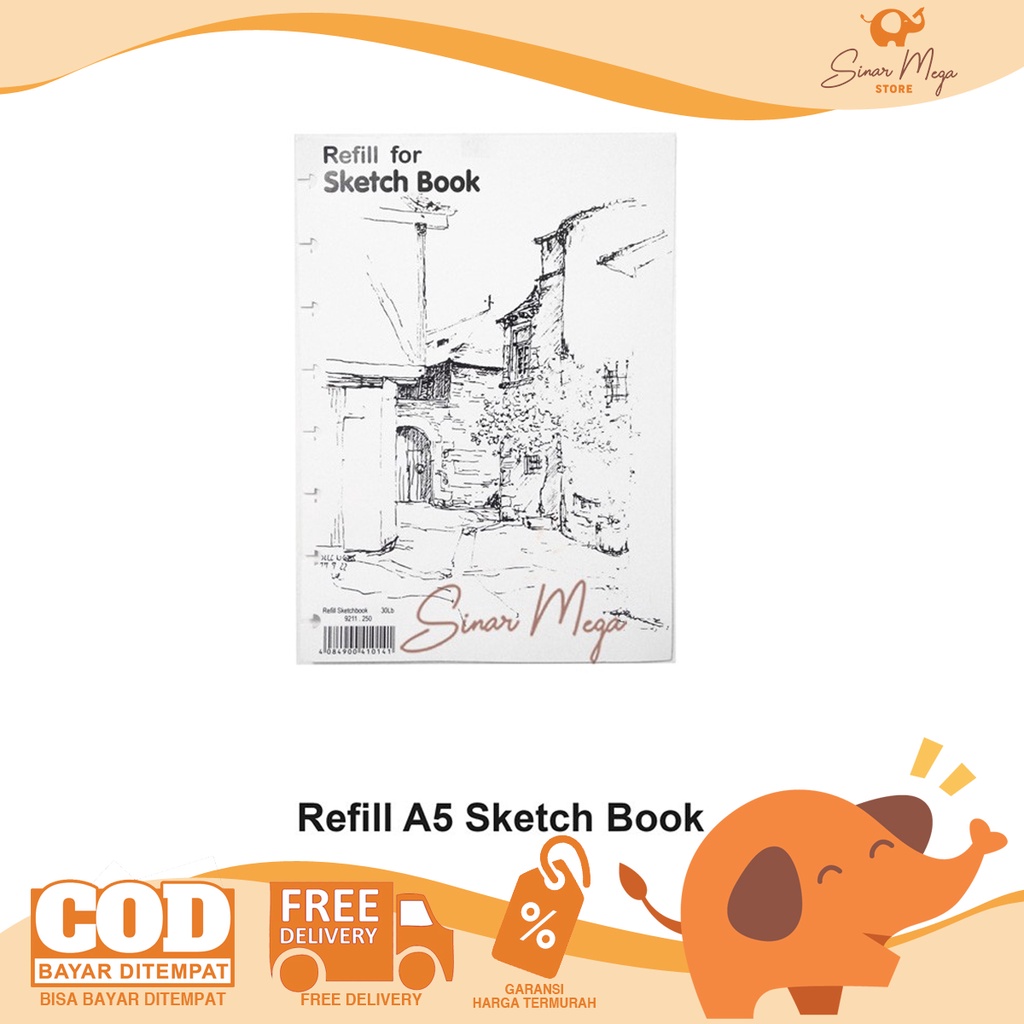 

Lyra Refill Sketch Book A5 / Isi Ulang Buku Sketsa Sketchbook Murah Berkualitas