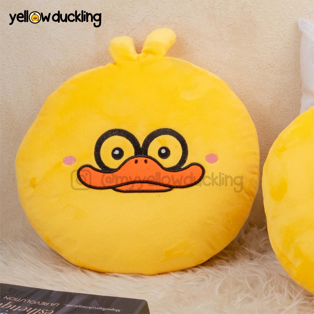 BONEKA - BANTAL BULAT ITIK KACAMATA - YELLOW DUCKLING MR.ITIK - BONEKA PLUSHIE BESAR BANTAL TIDUR BA