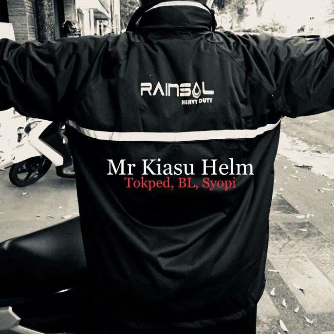 Jas hujan RAINSOL AXIO tipis ringan jumbo big size 3XL 4XL 5XL BESAR