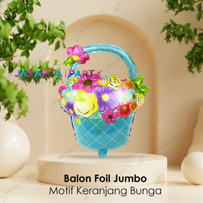 Balon Foil Karangan Bunga Tosca / Foil Bunga / Foil Karangan Bunga