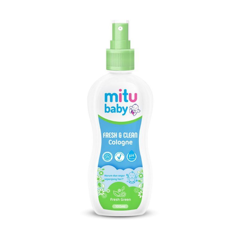 Mitu baby Cologne fresh &amp; clean/parfum bayi mitu 100ml