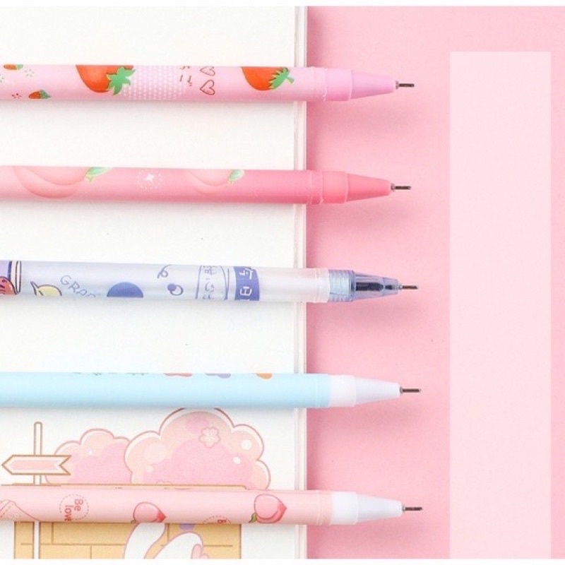 VIRAL!!! 1 SET 12 PCS PULPEN BISA DIHAPUS KARAKTER LUCU / PULPEN HAPUS MOTIF LUCU / ERASABLE PEN KAWAII LG Promo Mitra