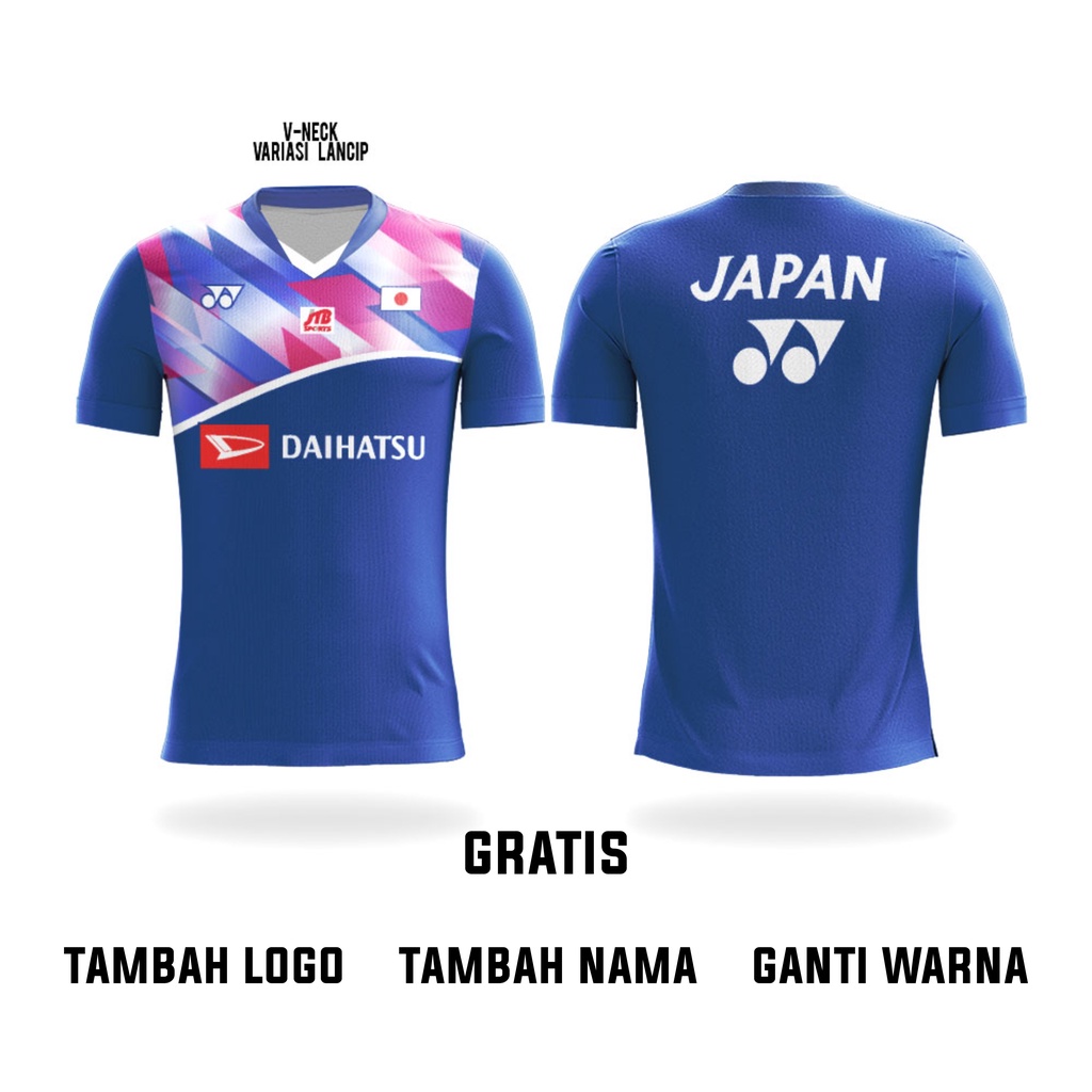 kaos jersey badminton sudirman cup 2021 bulu tangkis pakaian olahraga thomas cup custom full print y