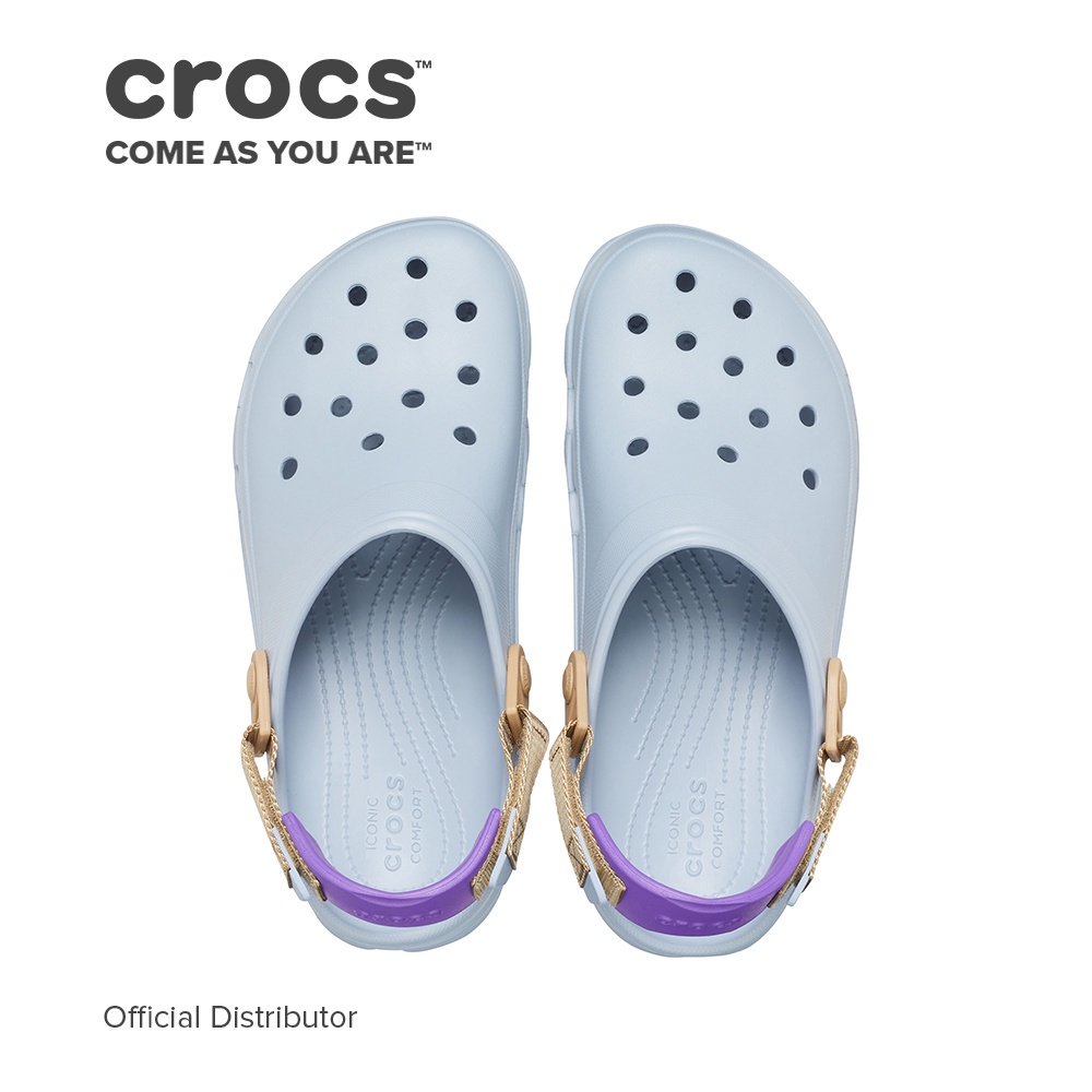 CROCS CLASSIC ALL TERRAIN CLOG SANDAL PRIA / SANDAL ANTI LICIN / ANTI AIR / SANDAL ELEGAN -  BLUE GRAY