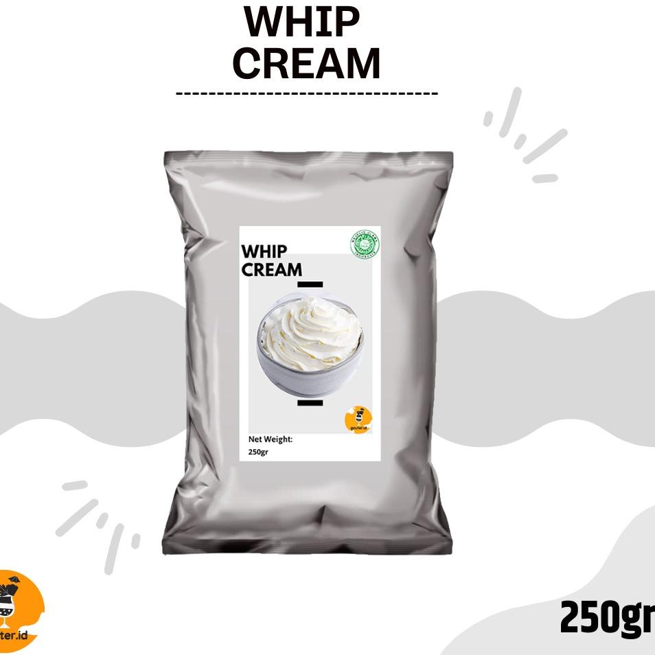 

(♥C6369] WHIP CREAM TOPPING 250GR / BUBUK WHIP CREAM / WHIPPED CREAM POWDER / WHIPPING CREAM TOPPING