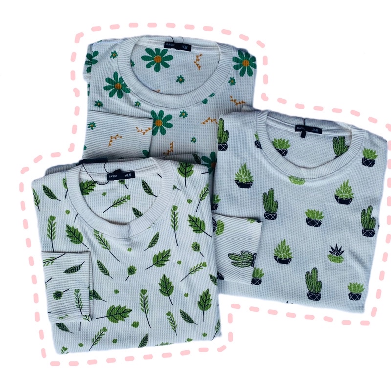 Kaos Motif Wafel,katun &amp; rib premium