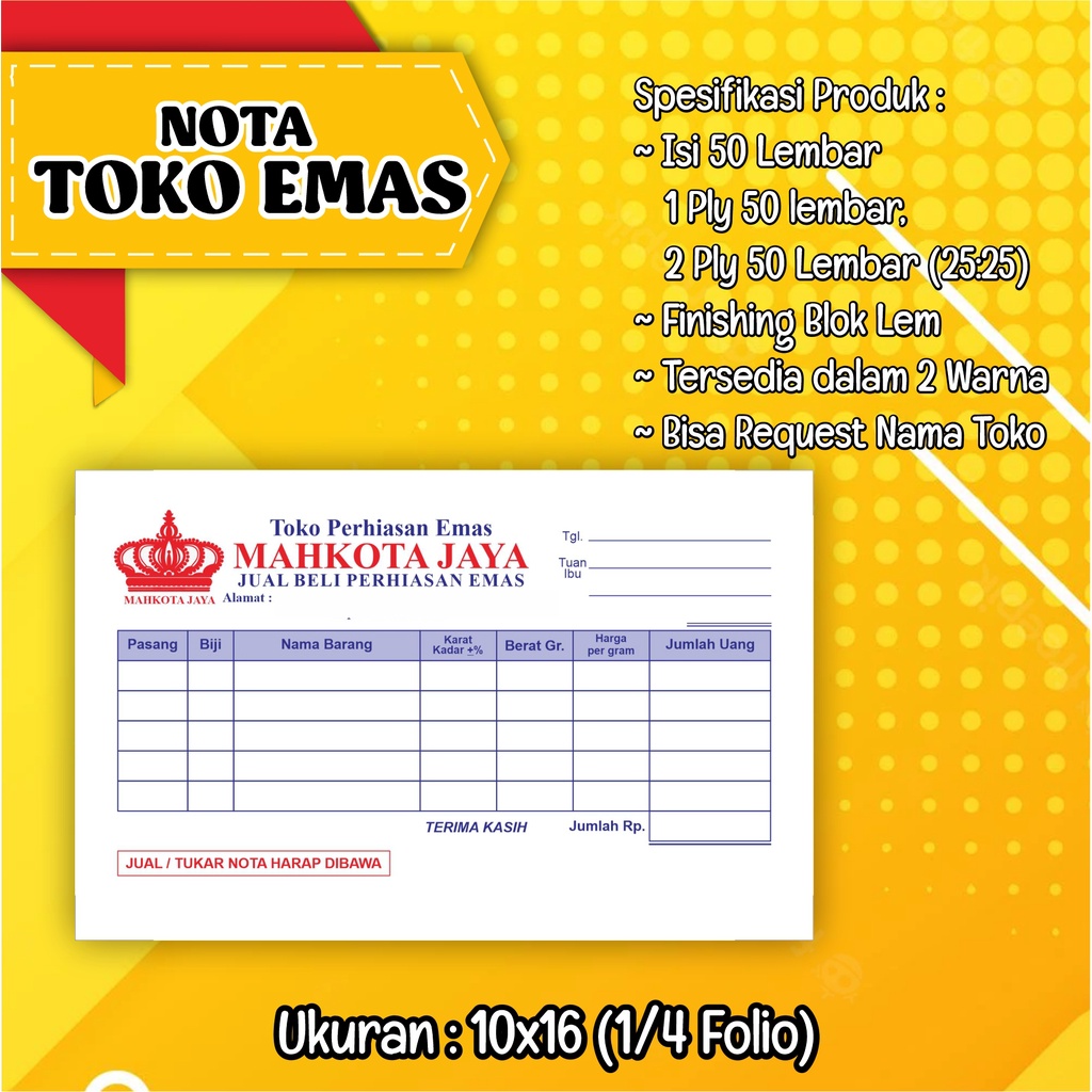 NOTA TOKO EMAS 002