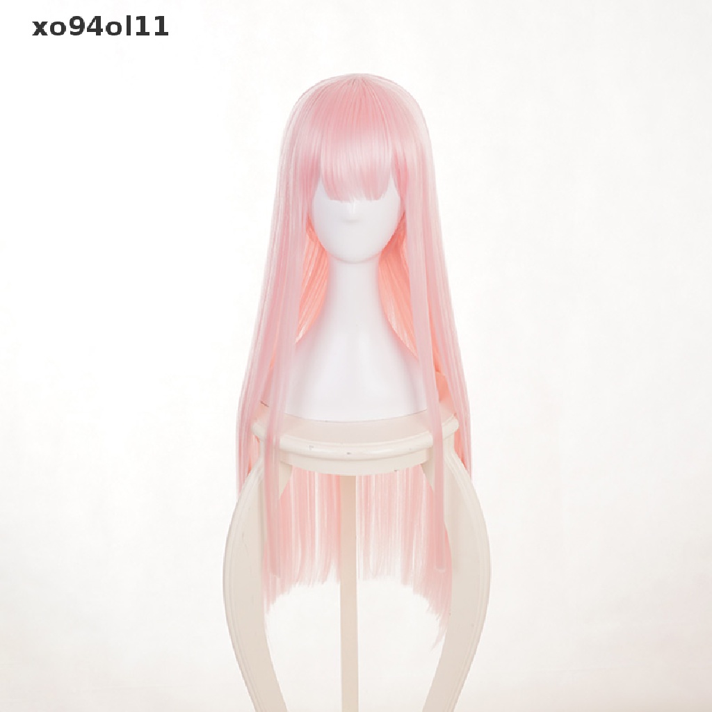 Xo Anime Kartun Karakter Zero TWO 02 Pink Panjang Lurus Wig Cosplay Pesta OL