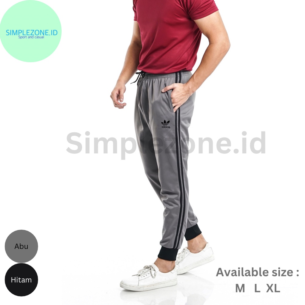 Basic Jogger Pants 2 Strip ADT01