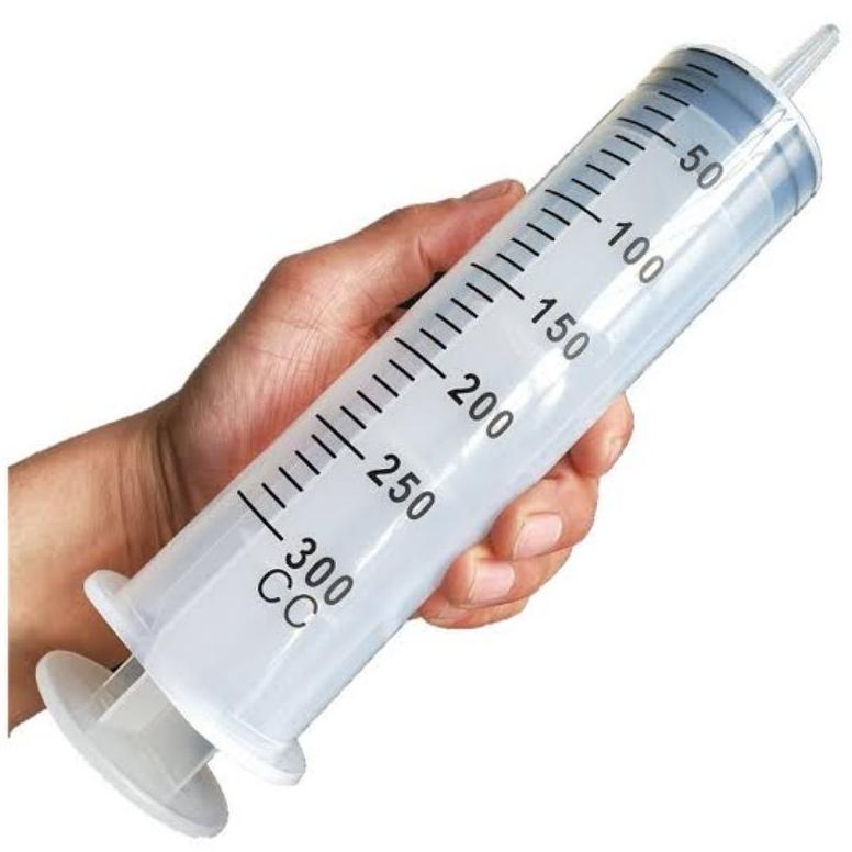 SUNTIKAN SPET   SPUIT LUBANG TENGAH 300ML | SUNTIKAN LOLOHAN BURUNG SUNTIKAN SYRINGE  300 ML