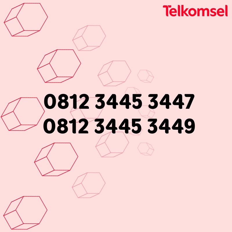 Nomor Cantik Telkomsel Seri Naik 3445 3447 &amp; 3449