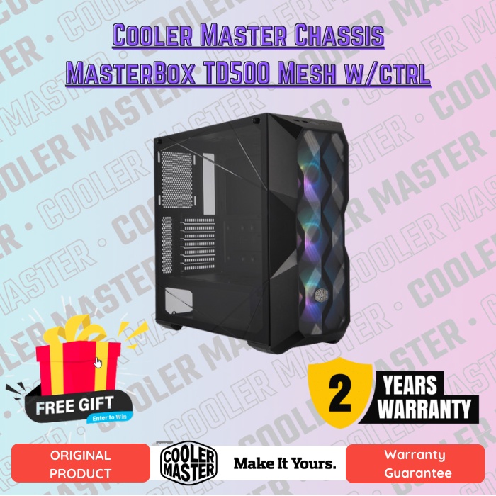 Cooler Master Chassis MasterBox TD500 Mesh w/ctrl