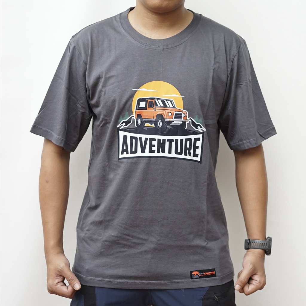 kaos tshirt tema adventure hiking zarventure 1009