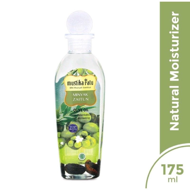 MUSTIKA RATU MINYAK ZAITUN - MINYAK PIJAT OLIVE OIL WITH VITAMIN E 175