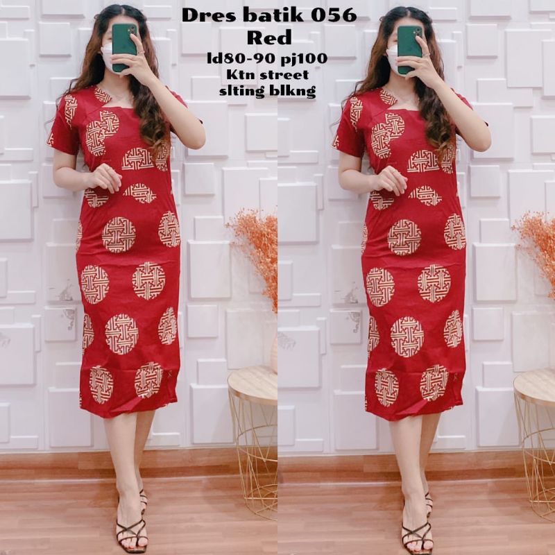 Dress katun stretch