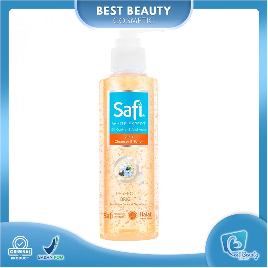 ★ BB ★ SAFI White Expert Oil Control &amp; Anti Acne 2in1 Cleanser &amp; Toner 150ml